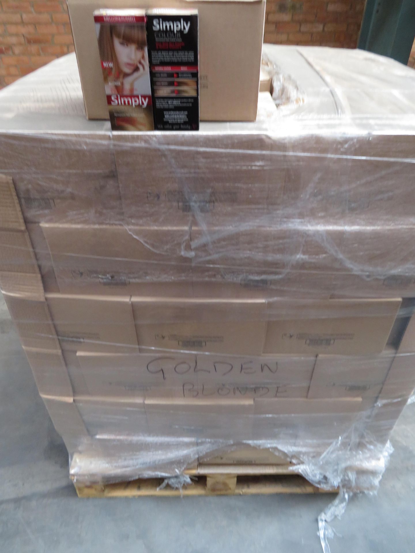 Pallet To Contain 1,080 x New & Boxed Mellor & Russell - Simply Colour Dark Golden Blonde 6.3. - Image 3 of 3