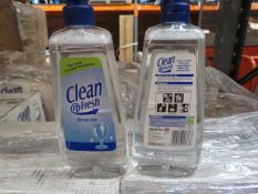 Pallet to contain 816 x Clean n Fresh Rinse Aid 500ml. Brand New Stock. For Shiny & Smear Free