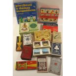 Vintage Retro Parcel of Collectable Playing Cards Games & View Screen Slides