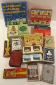 Vintage Retro Parcel of Collectable Playing Cards Games & View Screen Slides