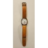 Vintage Sterling Silver Gents Wrist Watch Hallmarked 1929 Dennison Case A.L.D