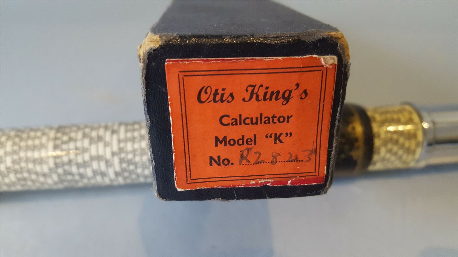Vintage Retro Boxed Otis King's Pocket Calculator c1950's Model 'K' No. R2843 - Image 3 of 3