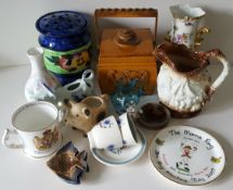 Vintage Retro Parcel Ceramics Boxes & Glass NO RESERVE