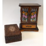 Vintage Retro 2 x Jewellery Boxes.