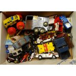 Vintage Box of Toy Cars & One Other NO RESERVE