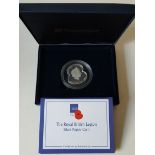 Limited Edition Collectable Coin Westminster Silver Proof Poppy Coin 2008