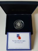 Limited Edition Collectable Coin Westminster Silver Proof Poppy Coin 2008