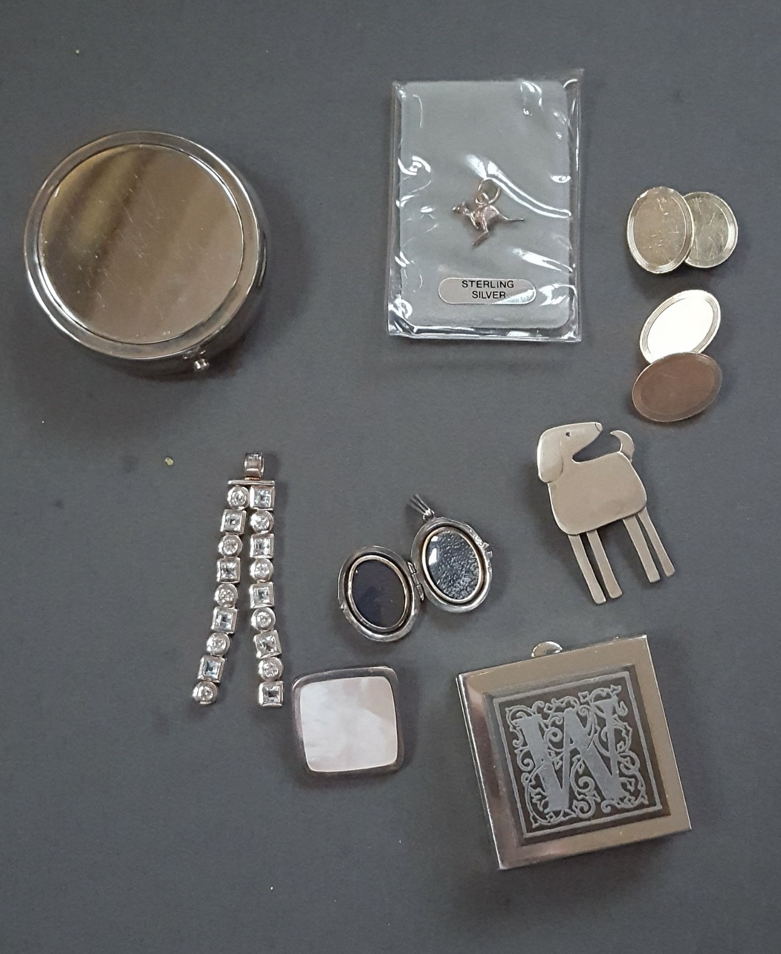 Parcel of Vintage Retro Costume Jewellery Includes Sterling Silver Items