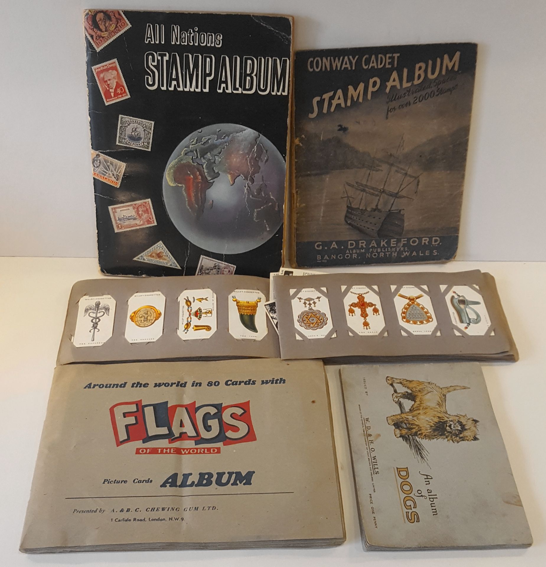 Vintage Retro Stamps, Cigarette Cards A & BC Cards NO RESERVE