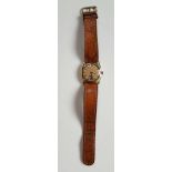 Vintage Retro Wrist Watch 9ct Gold Chester 1945 Hallmark