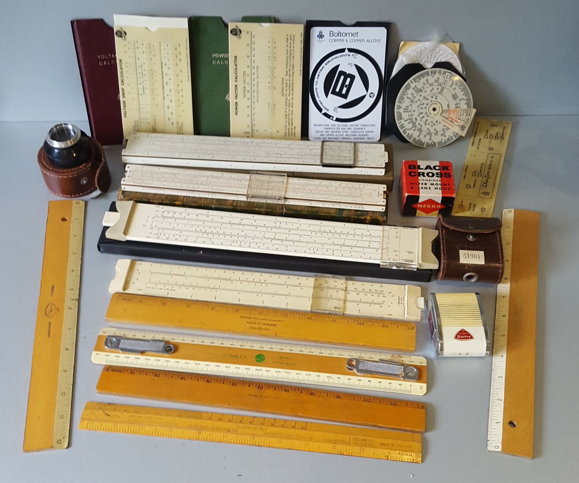 Vintage Retro Draughtsman, Camera & Measuring Devices