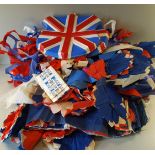 Vintage Retro Large Box of United Kingdom Bunting & Festive Silver Jubilee Regalia c1977 NO RESERVE