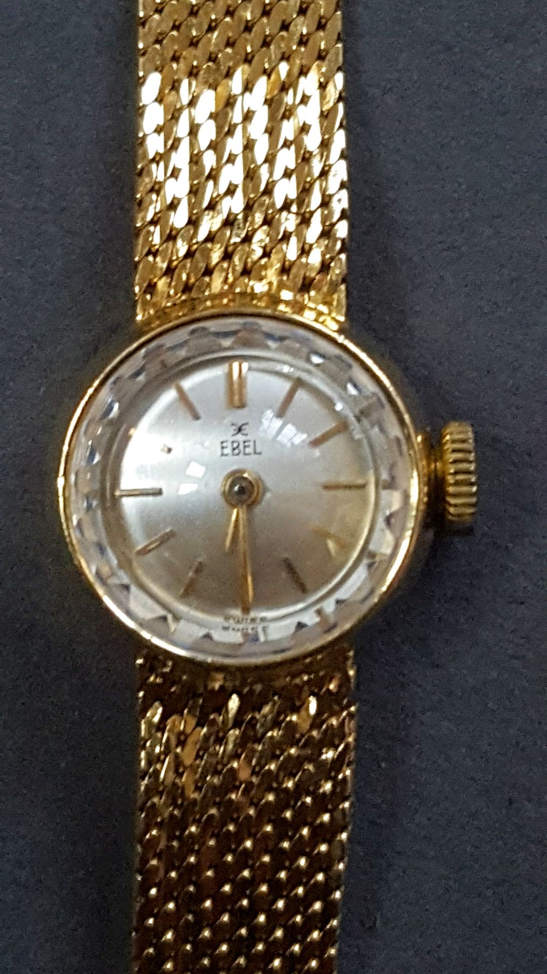 Ebel 18ct Gold Ladies Cocktail Wrist Watch Mechanical Swiss Movement
