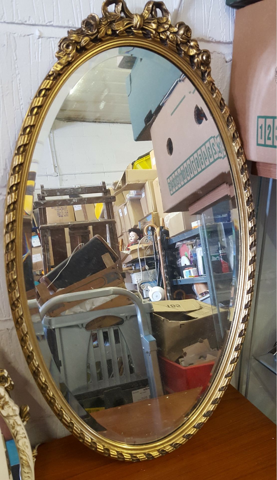 Vintage Retro 4 x Assorted Wall Mirrors NO RESERVE - Image 2 of 2