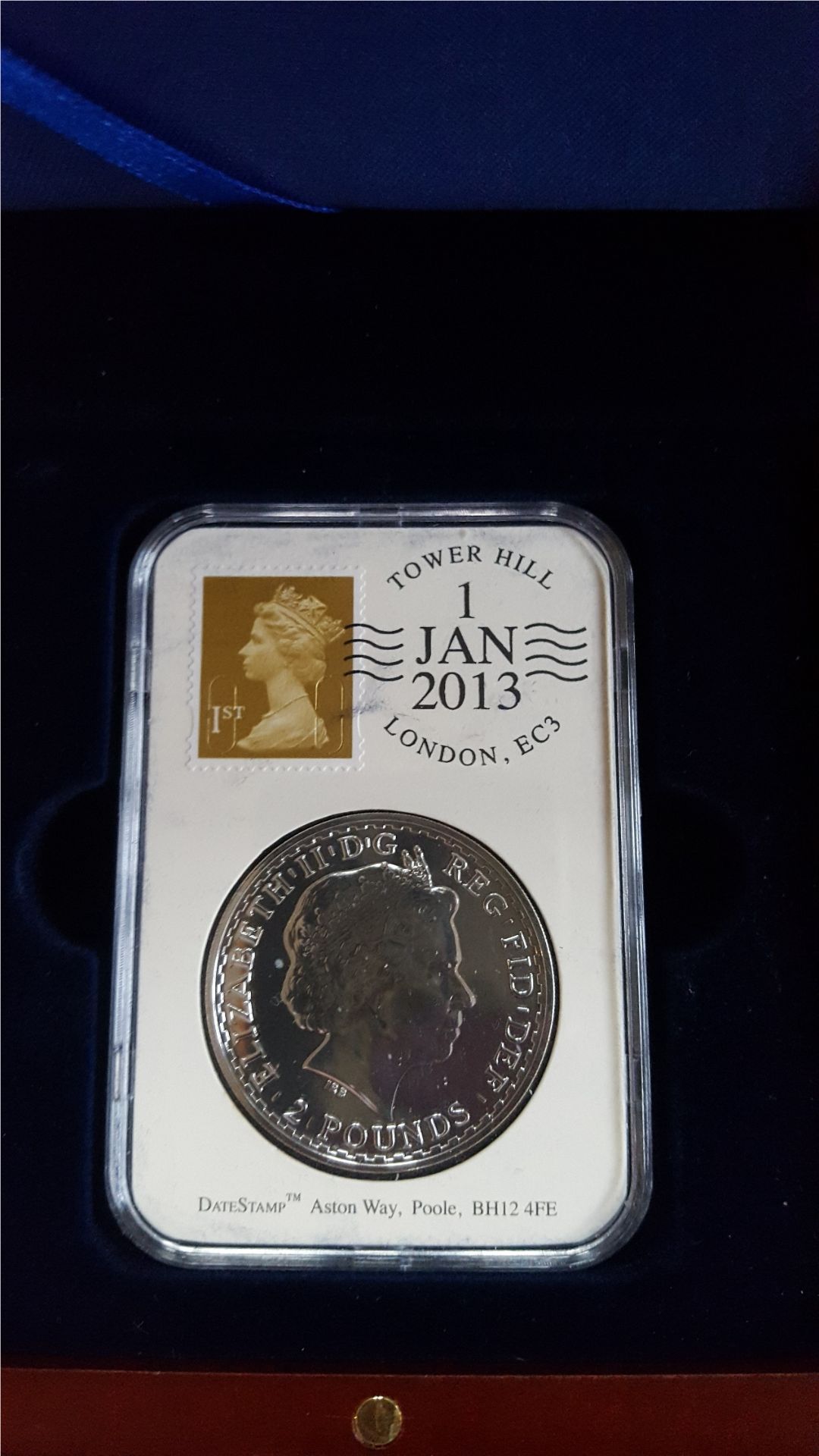 Collectable Coin 2013 UK Silver Britannia A01-0173 £2 Coin .999 Silver - Image 2 of 3