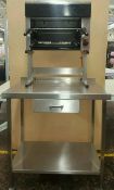 Moorwood masterchef 600 salamander grill and Stainless base