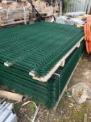 50 x Brand New Green Mesh Fence Panels 2000mm high x 3000mm long