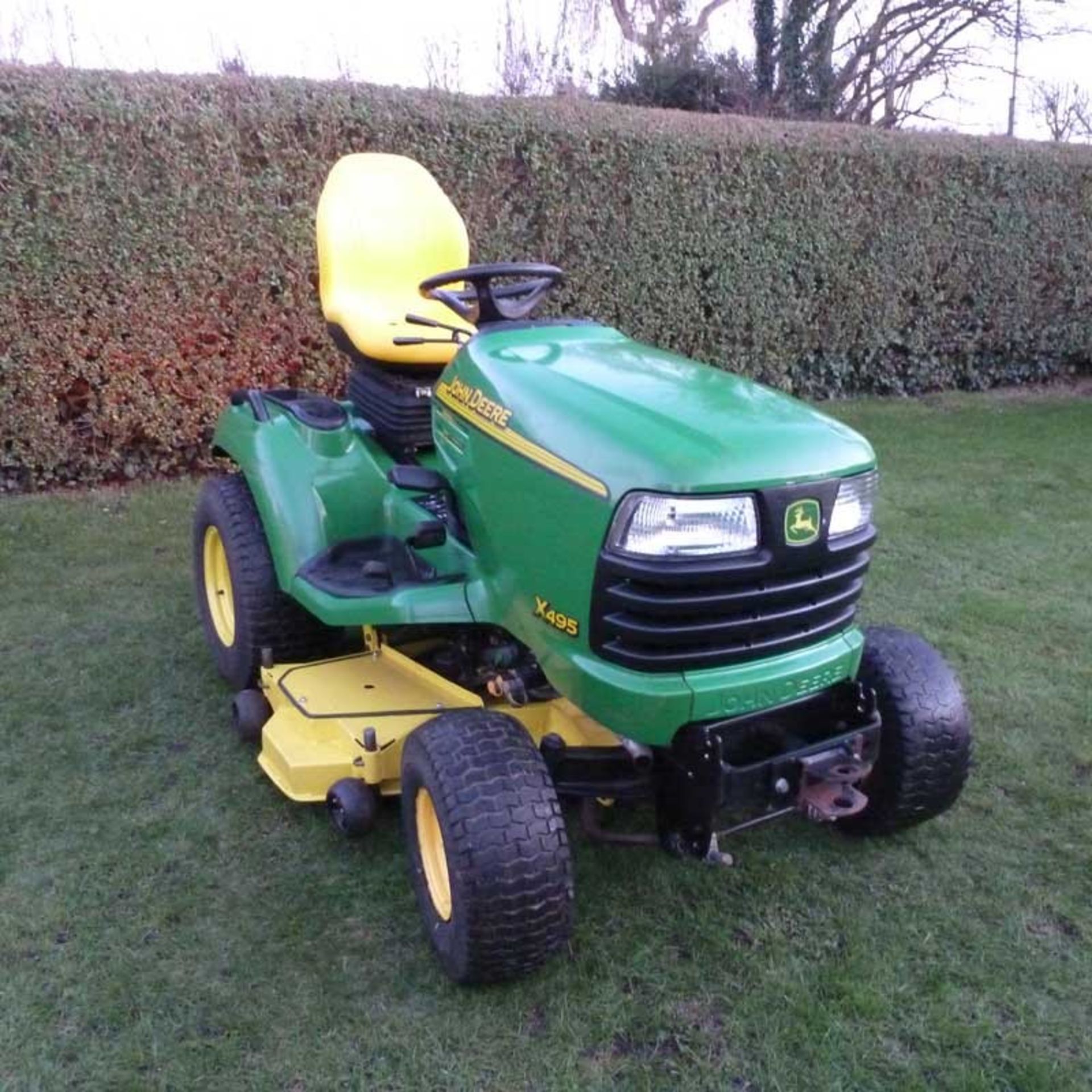 2004 John Deere X495 Garden Tractor With 48" Rotary Deck