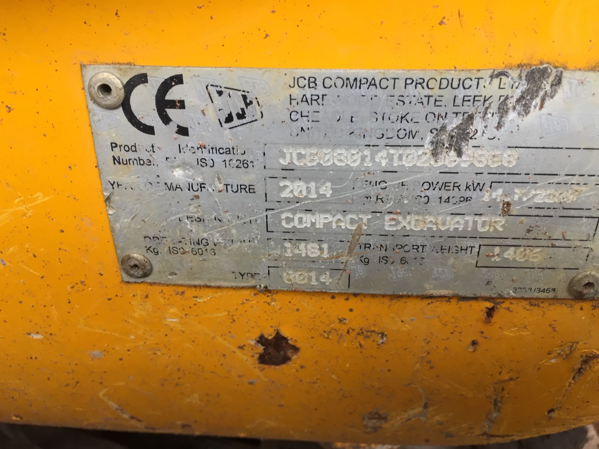 4 x 2014 8014 JCB Mini Diggers *RESERVE REDUCED* - Image 5 of 7