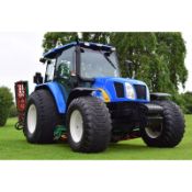 2006 New Holland TL90A Tractor With Ransomes 5/7 Gang Mower Unit NEW PICTURES