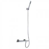 5 x Solo Range thermostatic bar shower with h/shower+brcket