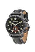 Timberland Men's TBL14439JSQ/02 Genuine Leather Watch