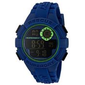 Superdry Men's SYG193U RADAR RESCUE Blue Digital Watch