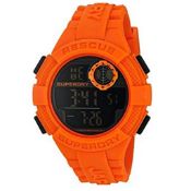 Superdry Men's SYG193O RADAR RESCUE Orange Digital Watch