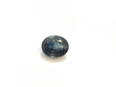 1.29ct Natural Treated Sapphire with IGI Certificate