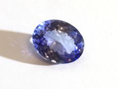 9.19ct Natural Tanzanite with GIA Certificate