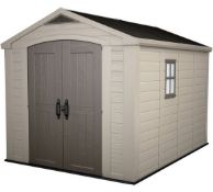 Brand new and boxed Keter Factor 8 x 11 shed - RRP £999