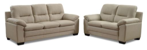 Sammi 3 seater plus 2 matching arm chairs in espresso brown