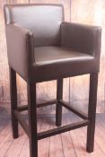 3 X PEDRALLI CONTRACT QUALITY PEDRALLI CAPTAIN STYLE BAR STOOLS RRP £750