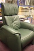 HIMOLLA HUMBER MINI ARMCHAIR BY HIMOLLA FULL LEATHER MADE IN GERMANY. RRP £1195
