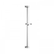 (Y140) Square Stainless Steel Riser Rail Simplistic Style : This fixed height riser rail is