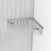 (Y137) Corner Shower Basket. Make the most of space in your shower with our range of corner shower
