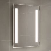 (Y113) 500x700mm Omega Illuminated LED Mirror. RRP £299.99. This rectangular mirror provides you