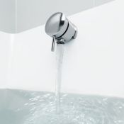 (Y64) Bath Filler Waste Overflow Kit - Pop-Up. RRP £74.99. This bath filler waste overflow kit