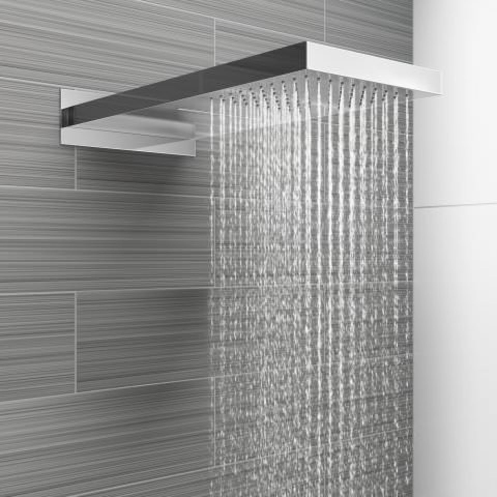 (Y45) Stainless Steel 230x500mm Waterfall Shower Head. RRP £374.98. "What An Experience": Enjoy - Image 3 of 5