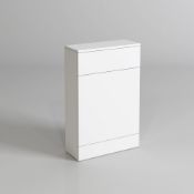 (N25) 200mm Blanc Matte White Back To Wall Toilet Unit. RRP £139.99. This beautifully produced