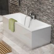 (Y151) 1700x750x540mm Square Double Ended Bath. RRP £265.98. Warm To Touch This bath is manufactured