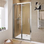 (Y106) 1000mm - 6mm - Elements EasyClean Bifold Shower Door. RRP £349.99. Essential Design Our
