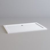 (Y44) 1400x900mm Rectangular Ultraslim Stone Shower Tray. RRP £449.99. Designed and made carefully