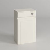 (I157) 500mm Cambridge Clotted Cream Back To Wall Toilet Unit. RRP £219.99. This beautifully