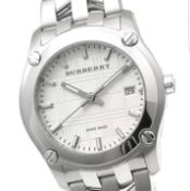BRAND NEW LADIES BURBERRY WATCH, BU1853, COMPLETE WITH ORIGINAL BOX AND MANUAL - RRP £399