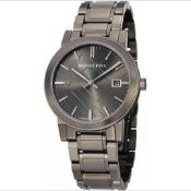 BRAND NEW GENTS BURBERRY WATCH, BU9007, COMPLETE WITH ORIGINAL BOX AND MANUAL - RRP £399