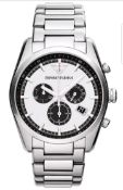 BRAND NEW GENTS EMPORIO ARMANI WATCH AR6007, COMPLETE WITH ORIGINAL BOX, MANUAL & CERTIFICATE - RRP