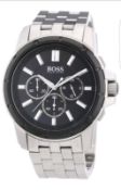 BRAND NEW GENTS HUGO BOSS WATCH, HB1512928, COMPLETE WITH ORIGINAL BOX AND MANUAL - RRP £399
