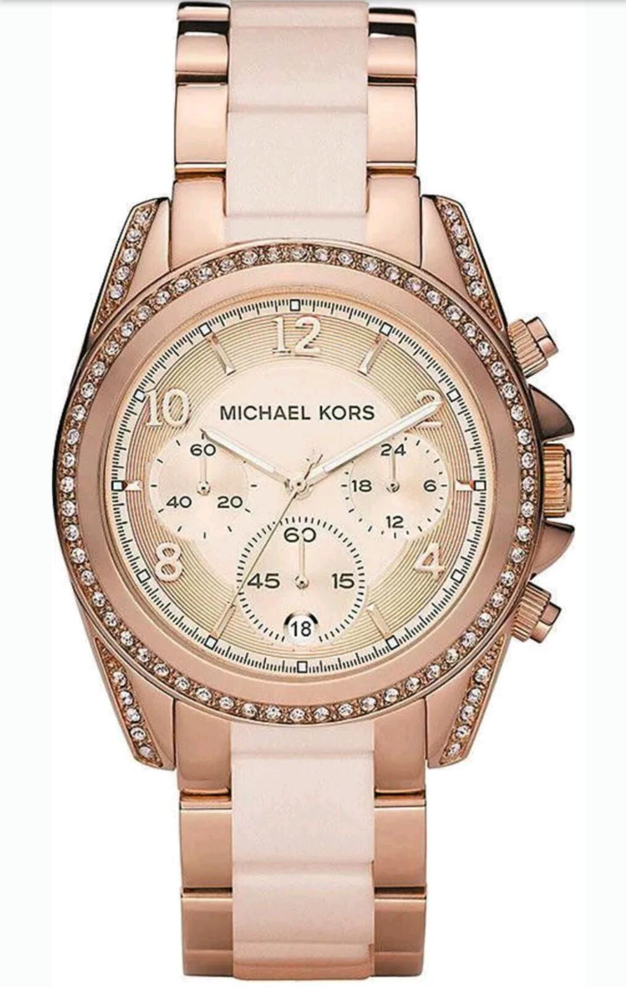 BRAND NEW LADIES MICHAEL KORS MK5943, COMPLETE WITH ORIGINAL BOX AND MANUAL - RRP £349