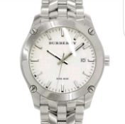 BRAND NEW GENTS BURBERRY WATCH, BU1852, COMPLETE WITH ORIGINAL BOX AND MANUAL - RRP £399